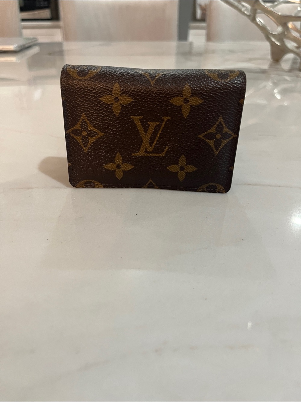 Louis Vuitton Monogram Card Holder - Brown & Gold Monogram